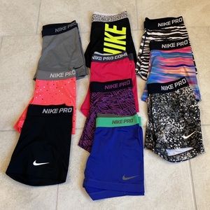Nike pro shorts 10 pairs, SOLD SOLD SOLD